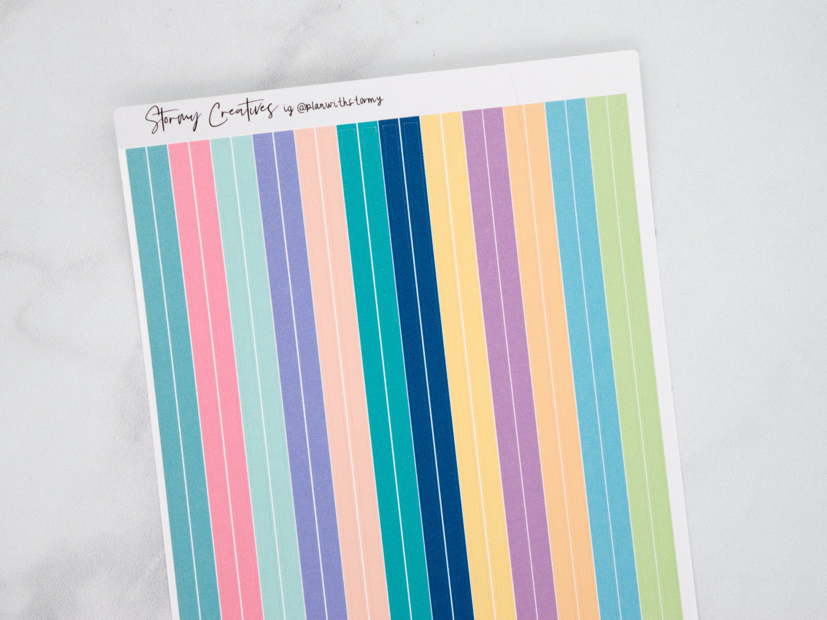 Erin Condren Colorway Super Skinny Washi