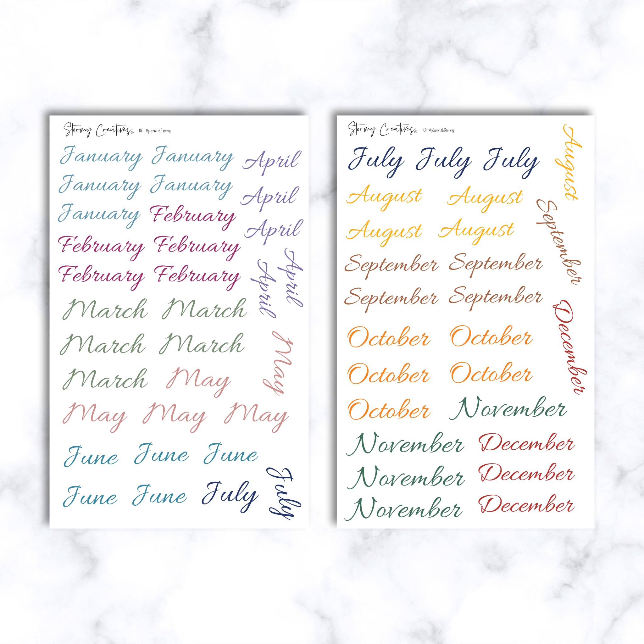 Essentials Calendar Planner and Journaling Stickers Starter Kit