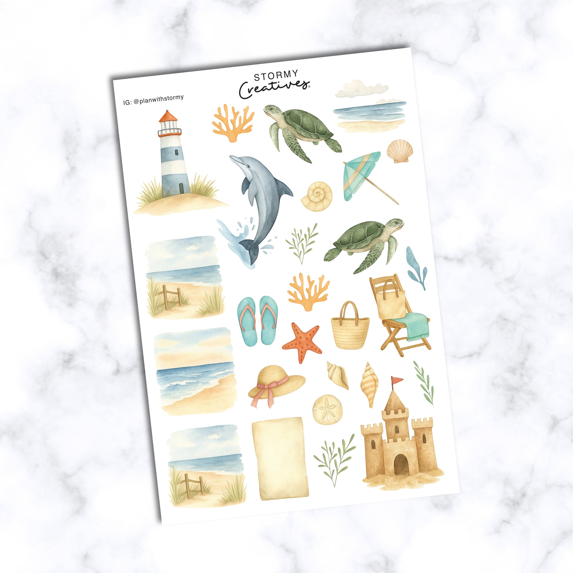 Summer Beach Journaling Kit