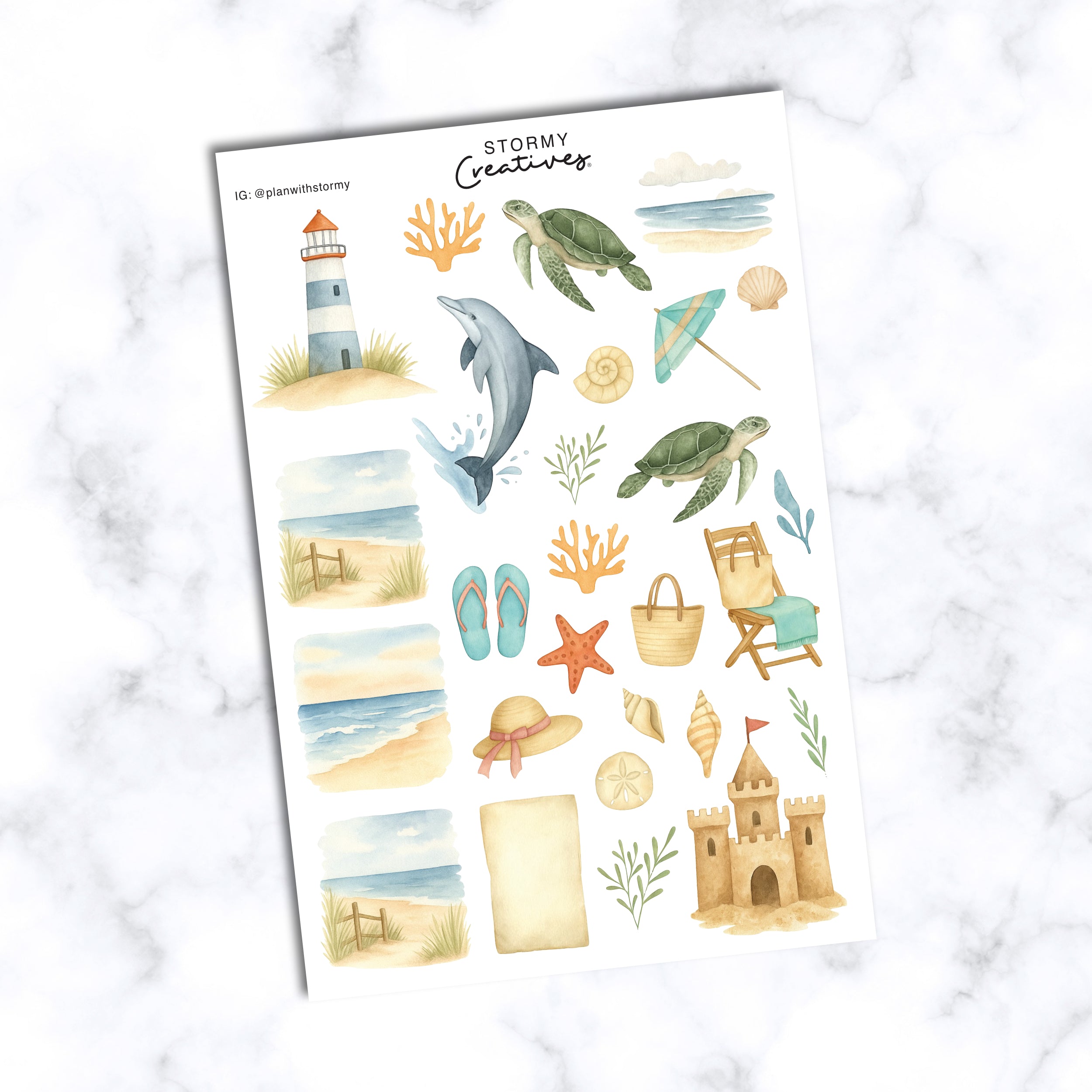 Summer Beach Journaling Kit