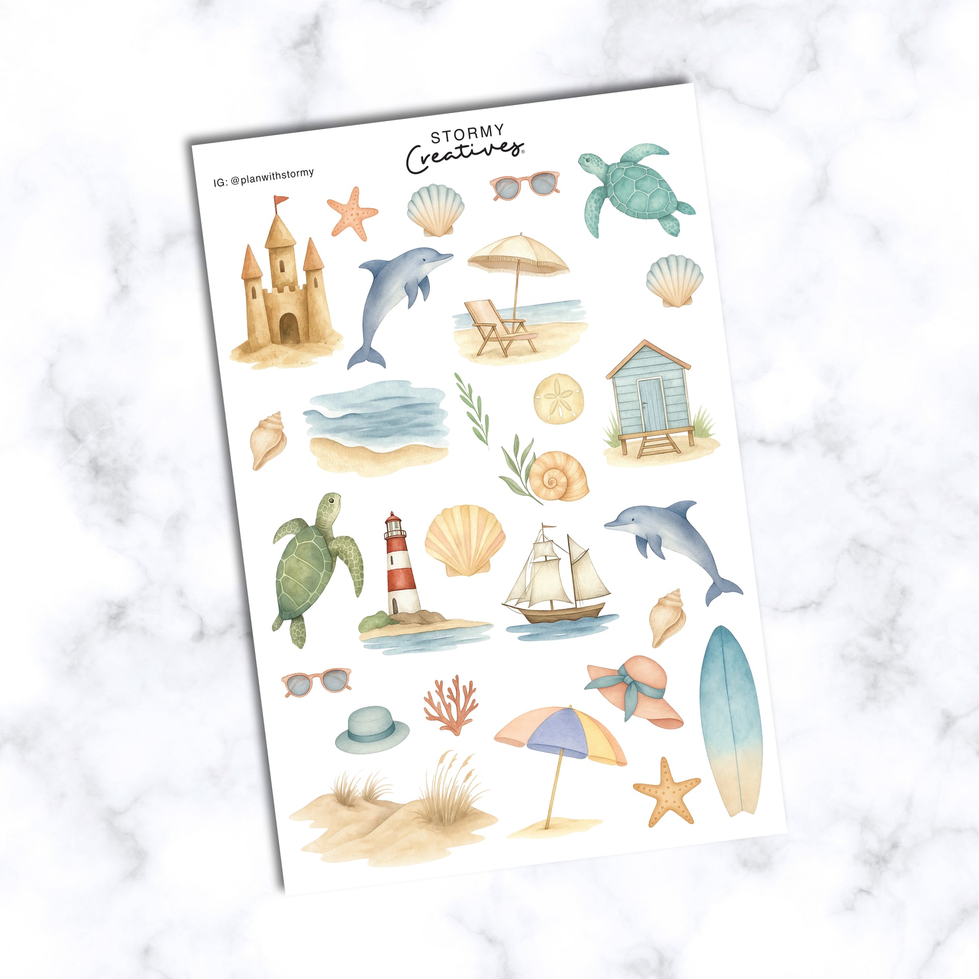Summer Beach Journaling Kit