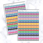 Small Pay, Dollar Sign Dot Stickers
