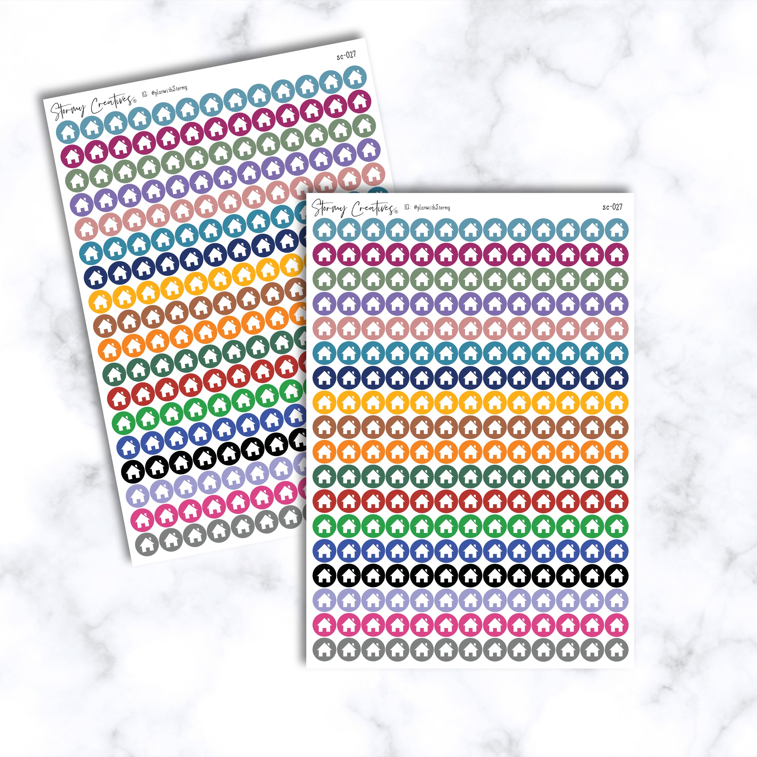 Small Home, House Dot Stickers