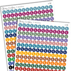Small Round Phone Dot Stickers