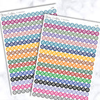 Small Soccer Ball Dot Stickers