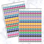 Small Medical Stethoscope Dot Stickers