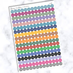 Small Ice Hockey Game, Practice Dot Stickers
