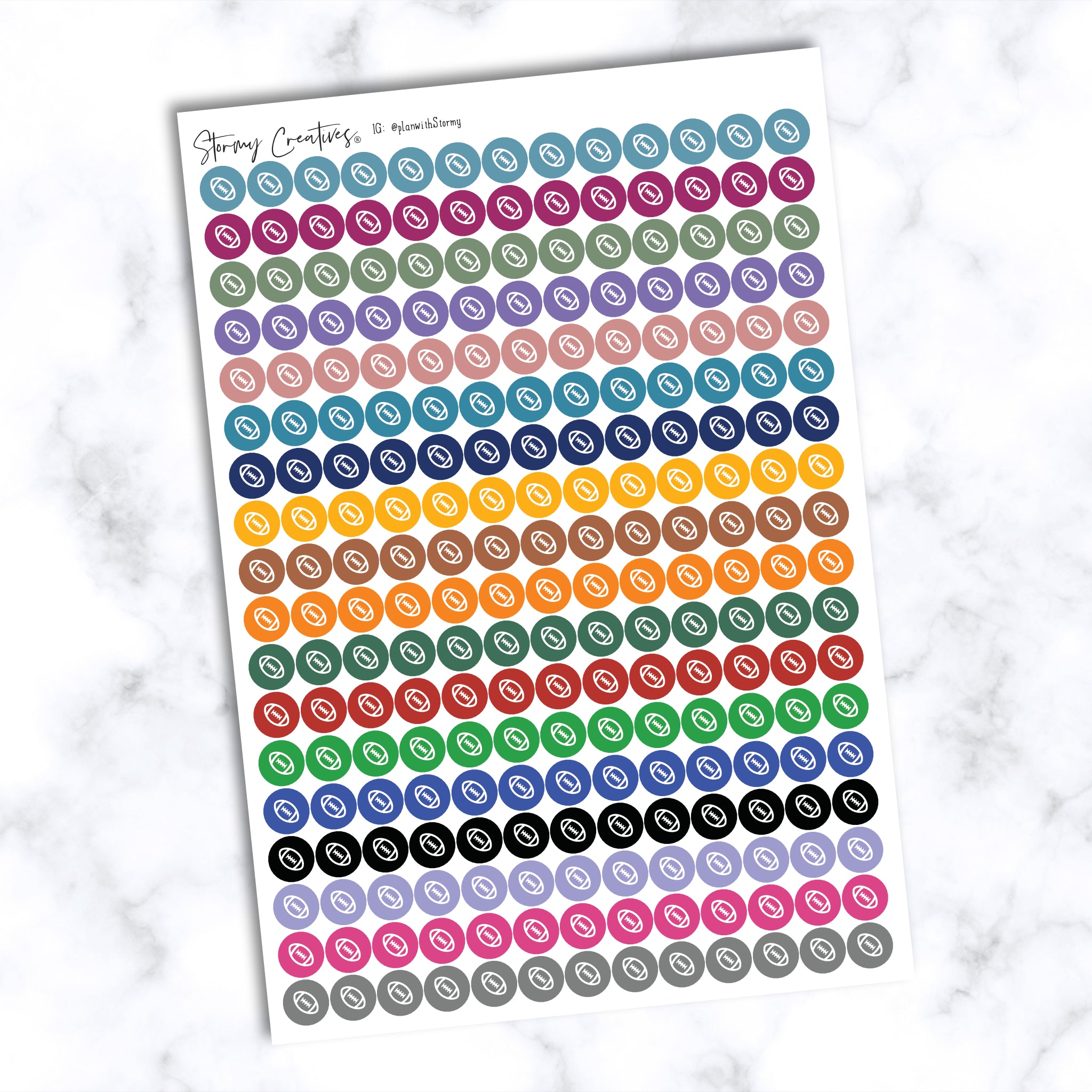 Small Football Dots