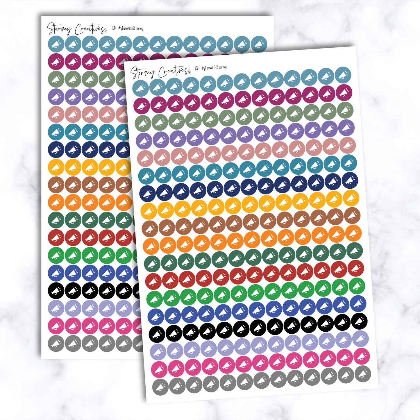 Small Megaphone Dots