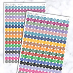 Small Book Dot Stickers