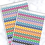 Small Sun Dot Stickers