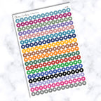 Small Sun Dot Stickers