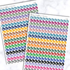 New Small Moon Dot Stickers
