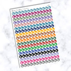 New Small Moon Dot Stickers