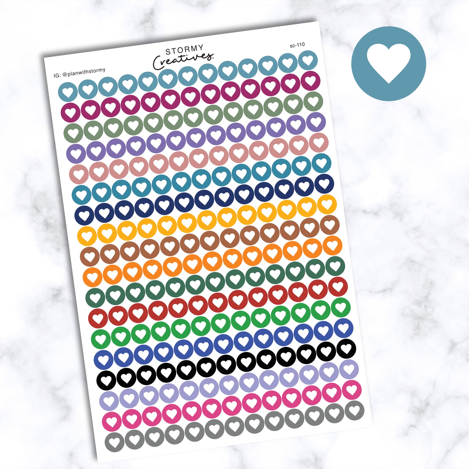 Small Heart Dots