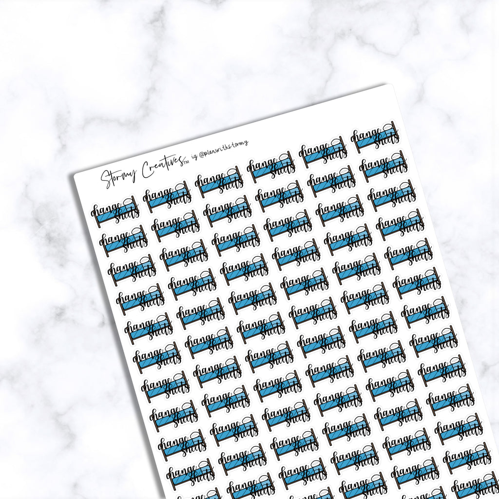 Change Sheets Stickers