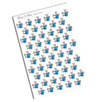 Cleaning Time Stickers