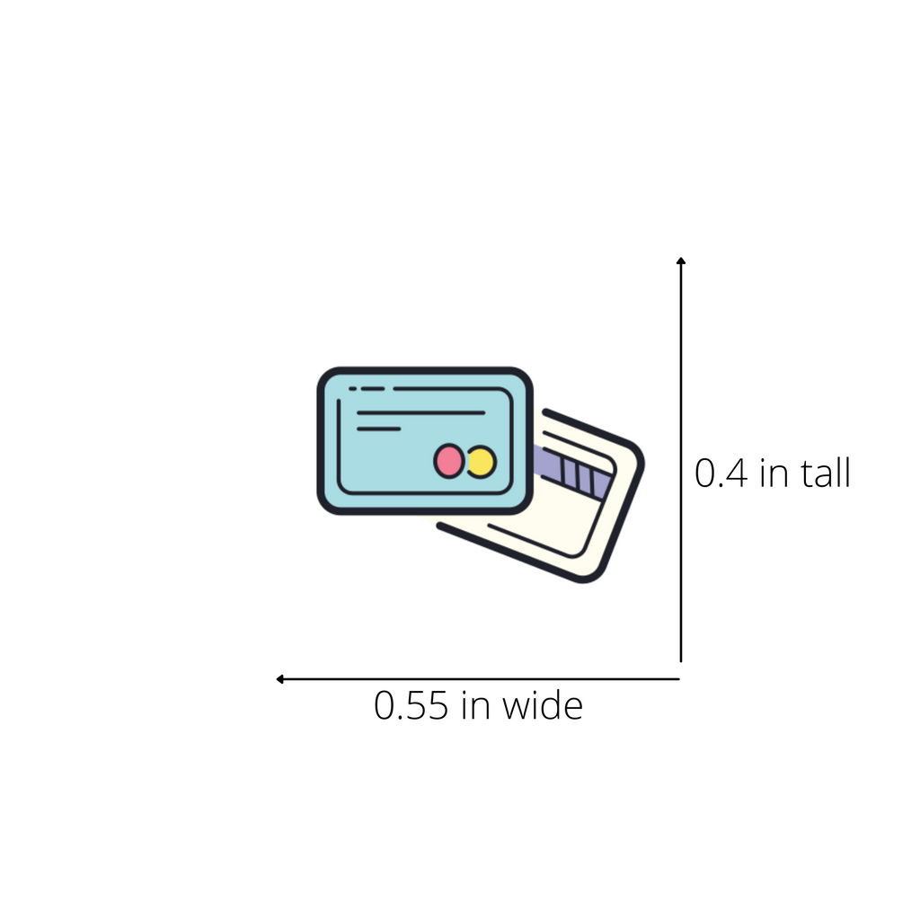 Die Cut Credit Card Stickers