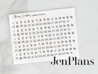 Small Date Dot Stickers