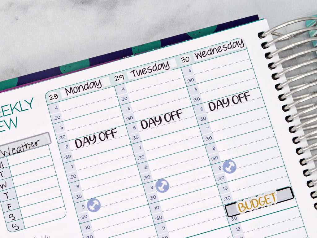 Small Date Dot Stickers