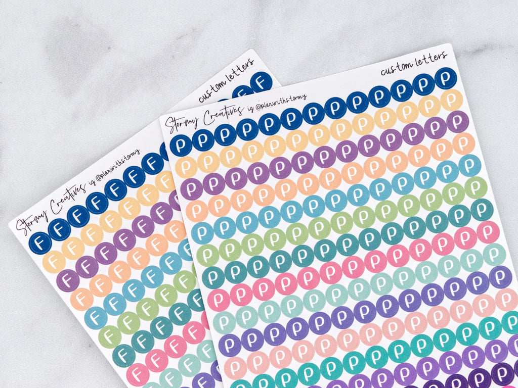 Small Letter Icons