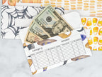 PRINTABLE Set of 7 Horizontal Cash Envelopes, October Halloween Kit-49
