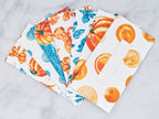 PRINTABLE Set of 7 Horizontal Cash Envelopes, November Blue Pumpkins Kit-51
