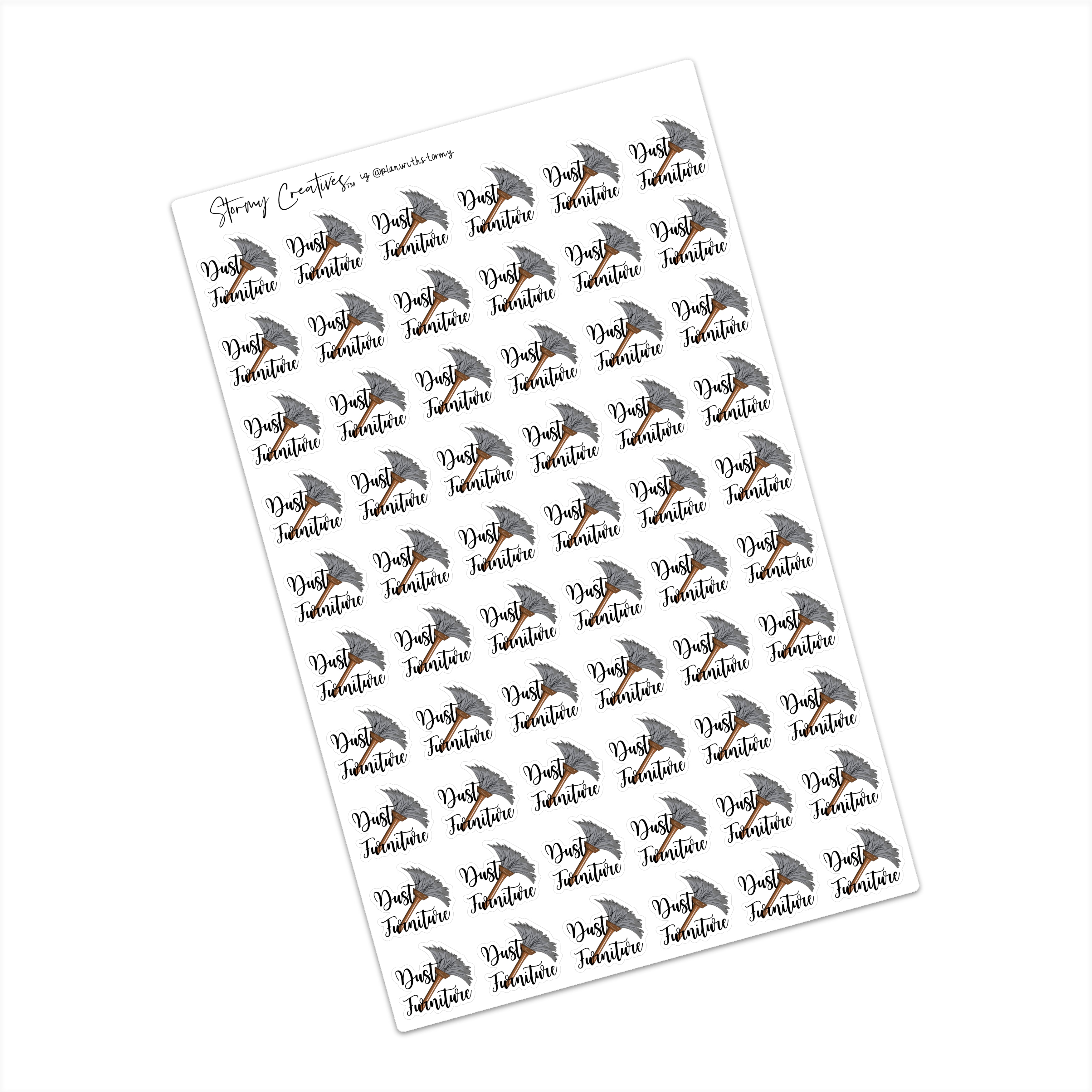 Dust Furniture Stickers