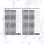 Essentials Calendar Planner and Journaling Stickers Starter Kit