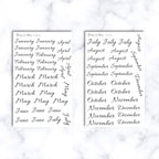 Essentials Calendar Planner and Journaling Stickers Starter Kit