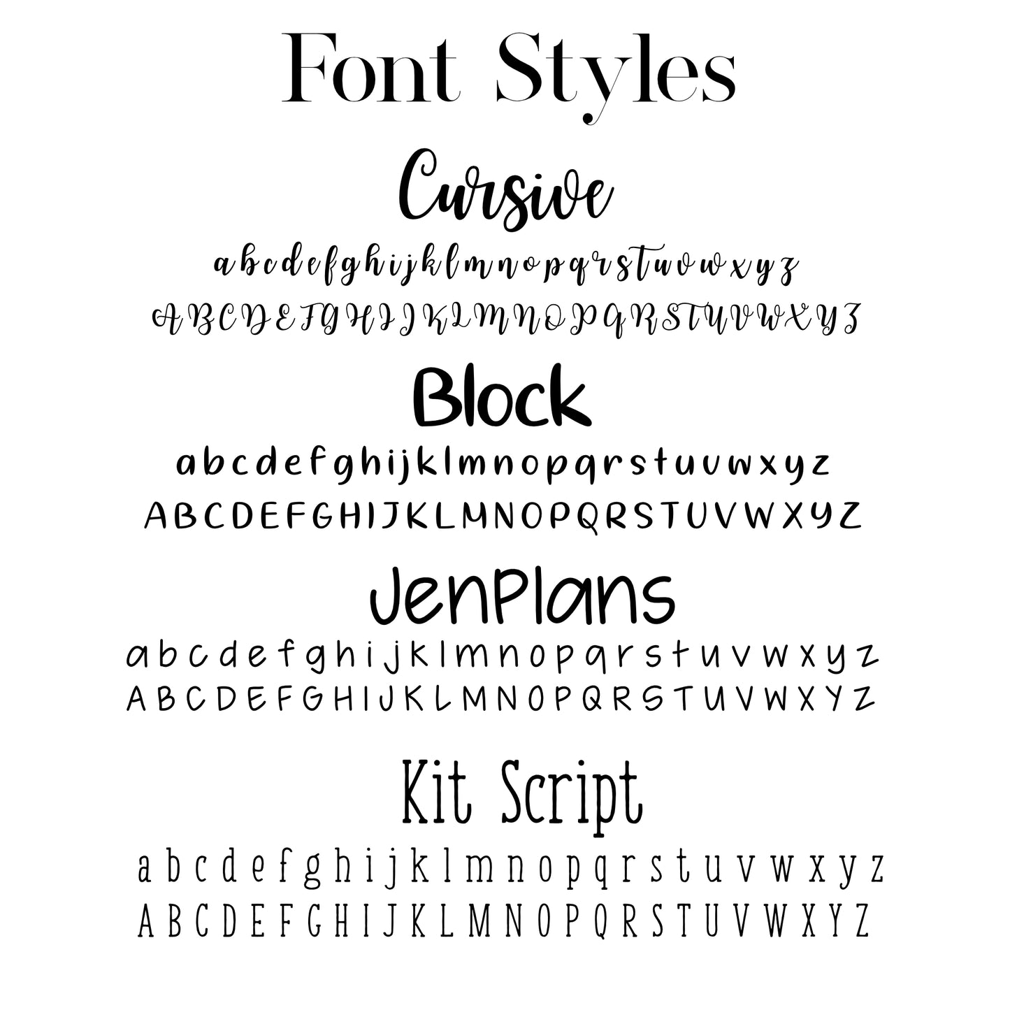Family Time Script Stickers