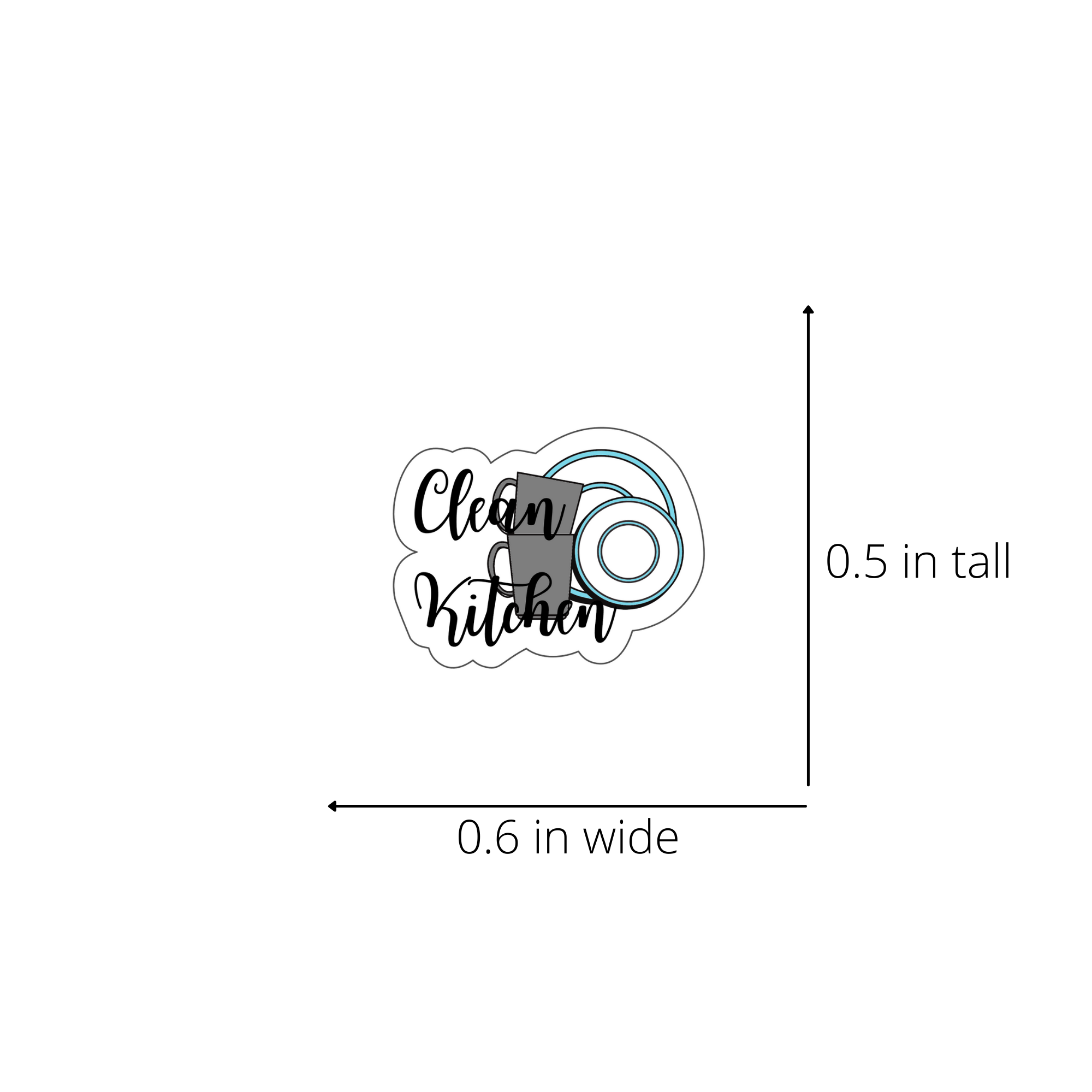 Clean Kitchen Stickers
