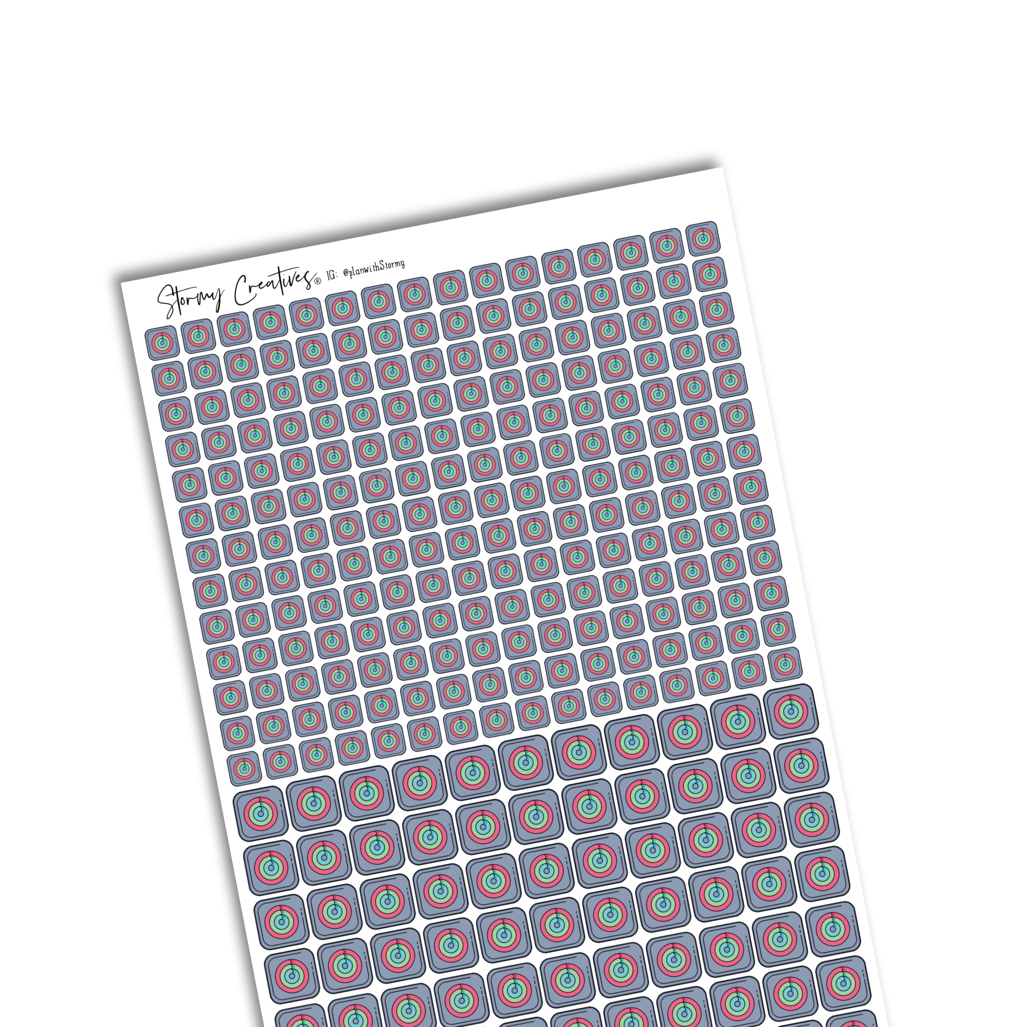 Activity Rings Tracker Stickers