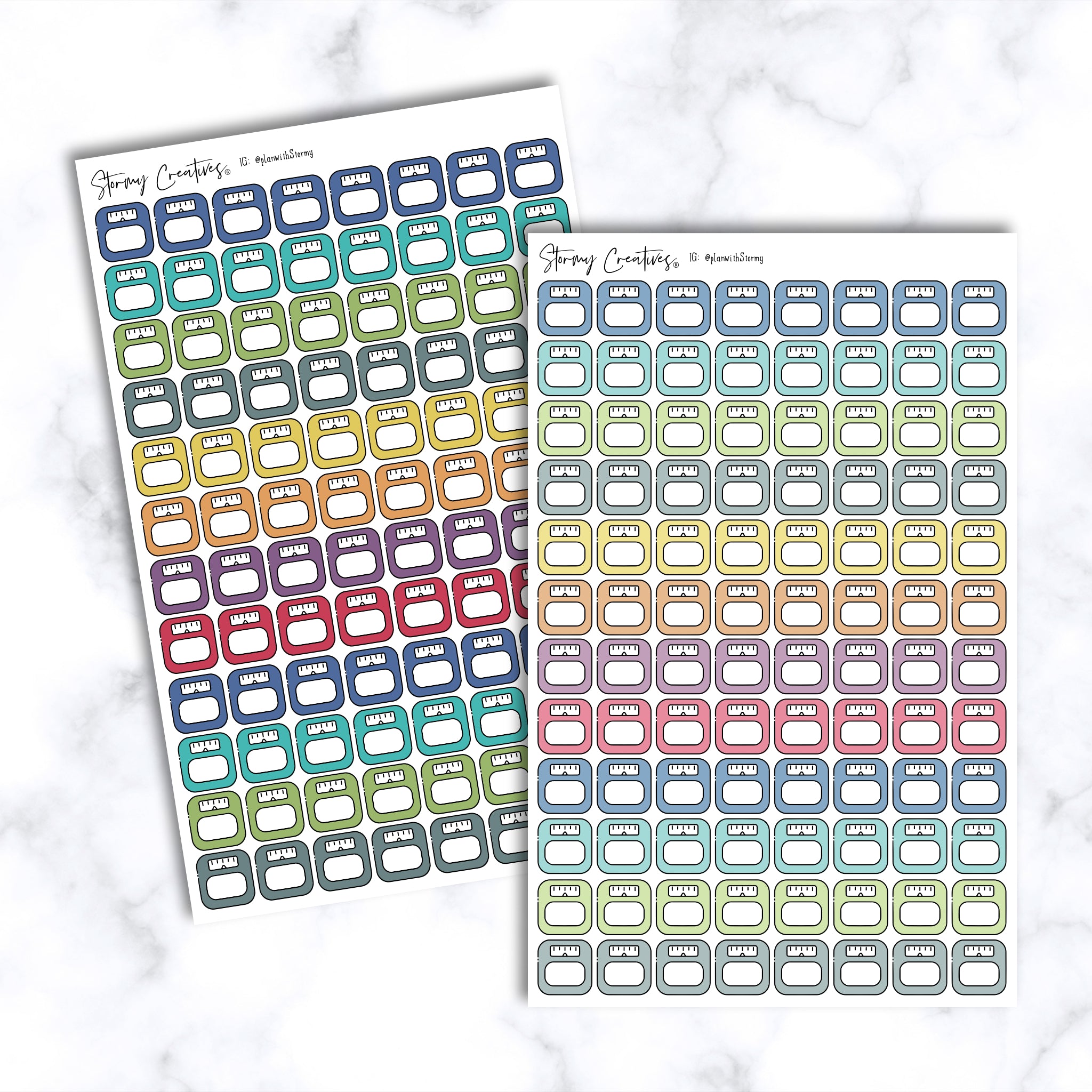 Weight Scales Tracker Stickers – StormyCreatives