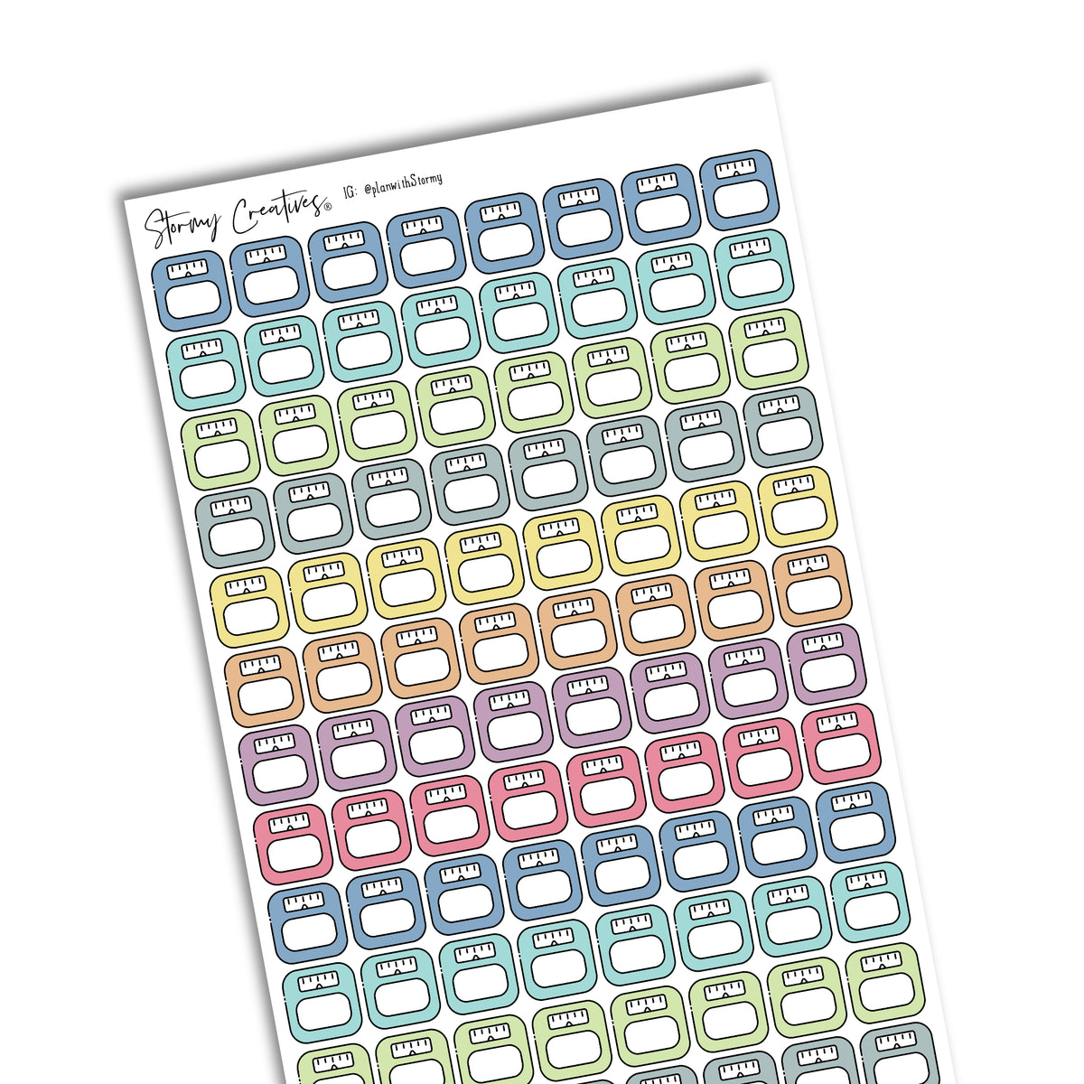 Scale Tracker Sticker Weight Scales Tracker Stickers – StormyCreatives