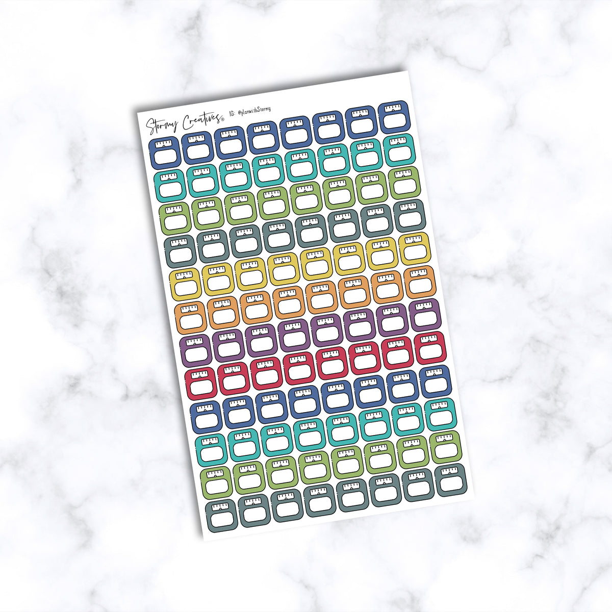 Scale Tracker Sticker Weight Scales Tracker Stickers – StormyCreatives