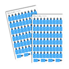 Water Bottle Tracker Stickers
