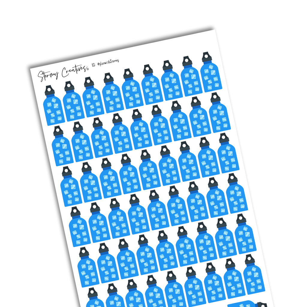 Water Bottle Tracker Stickers