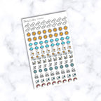 Die Cut Weather Icon Stickers