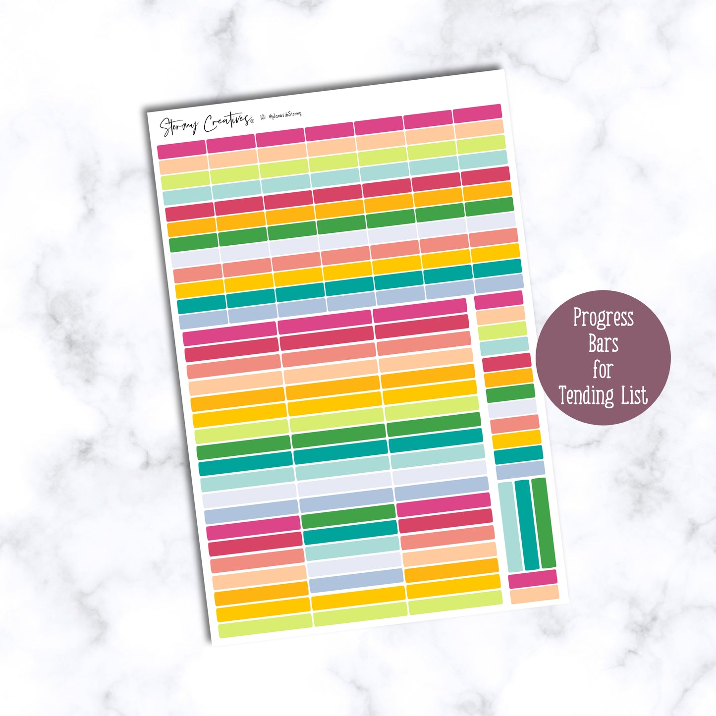 Powersheets Progress Bars