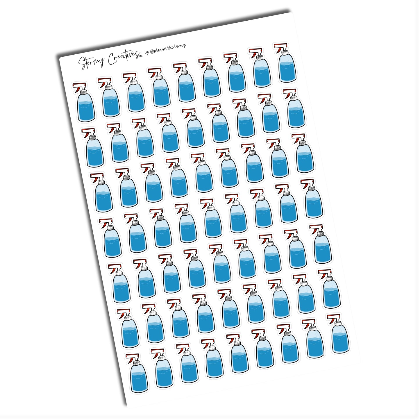Spray Bottle Stickers