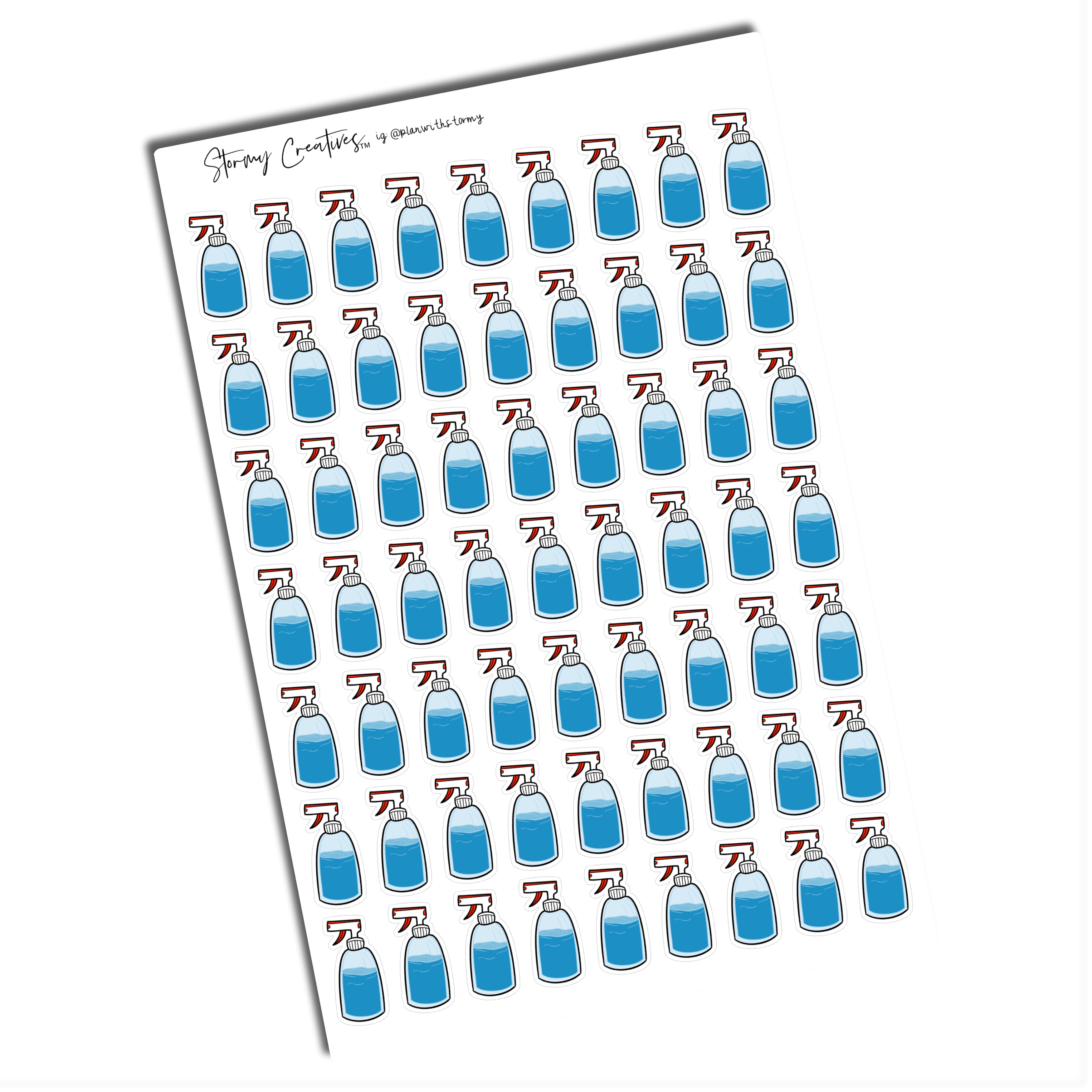 Spray Bottle Stickers