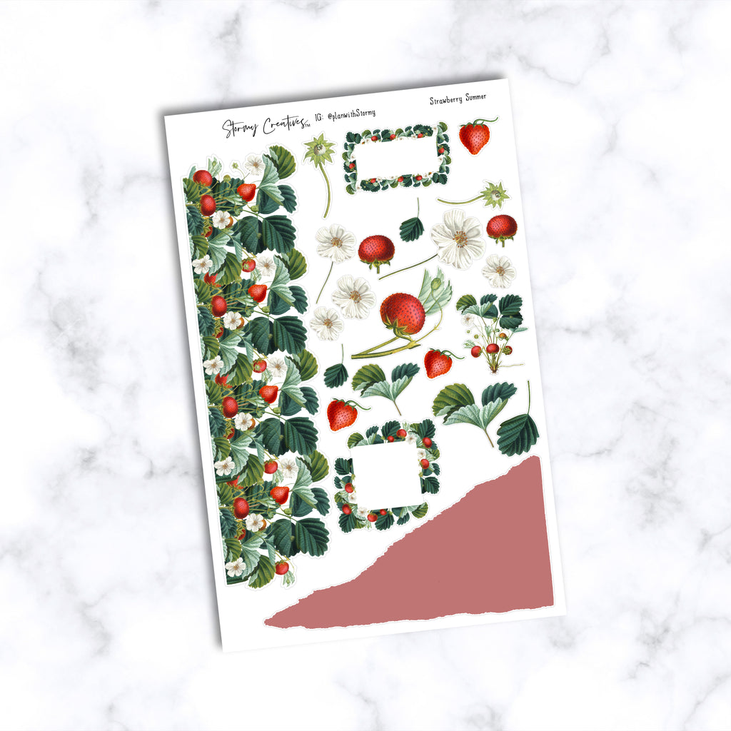 Strawberry Summer Journaling Kit