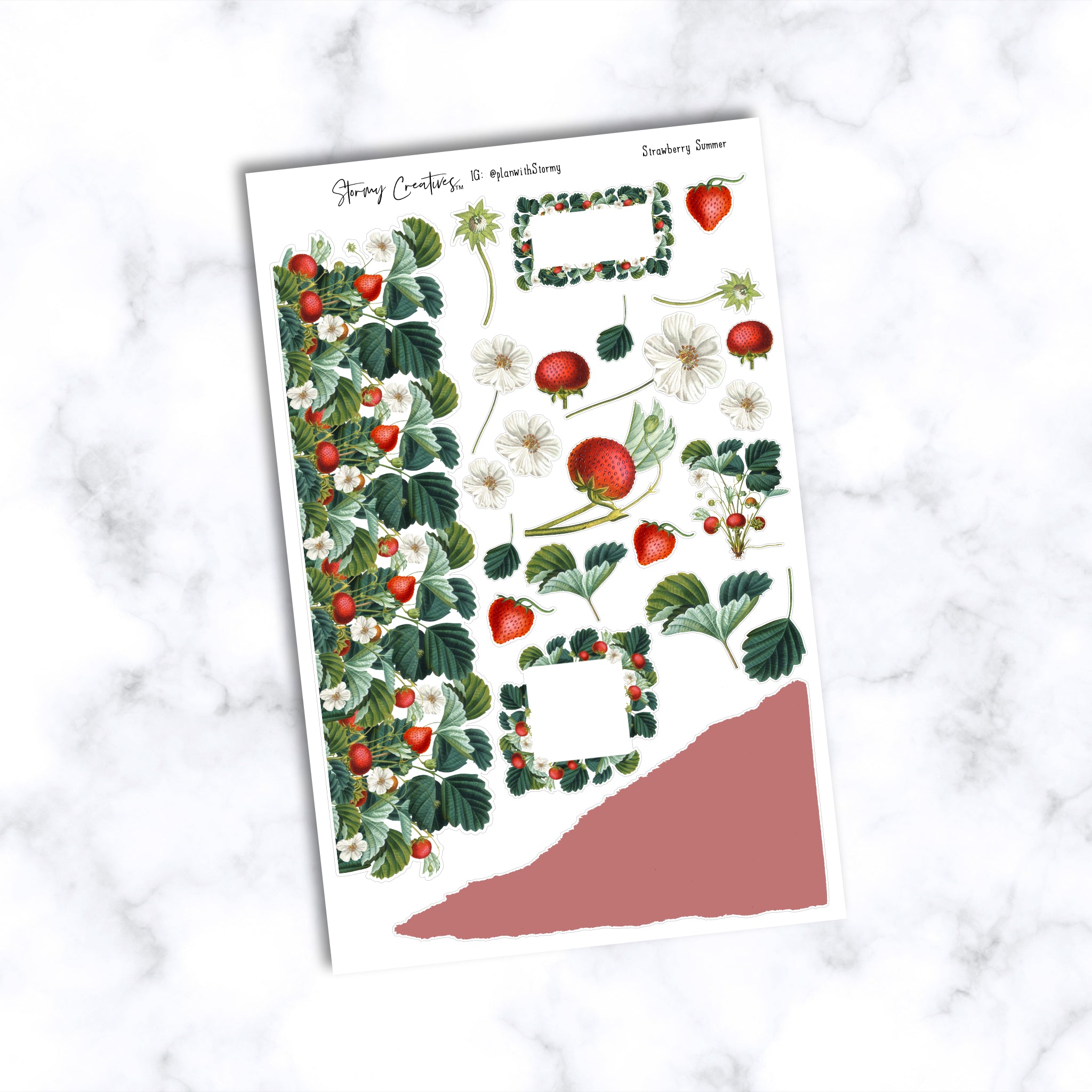 Strawberry Summer Journaling Kit