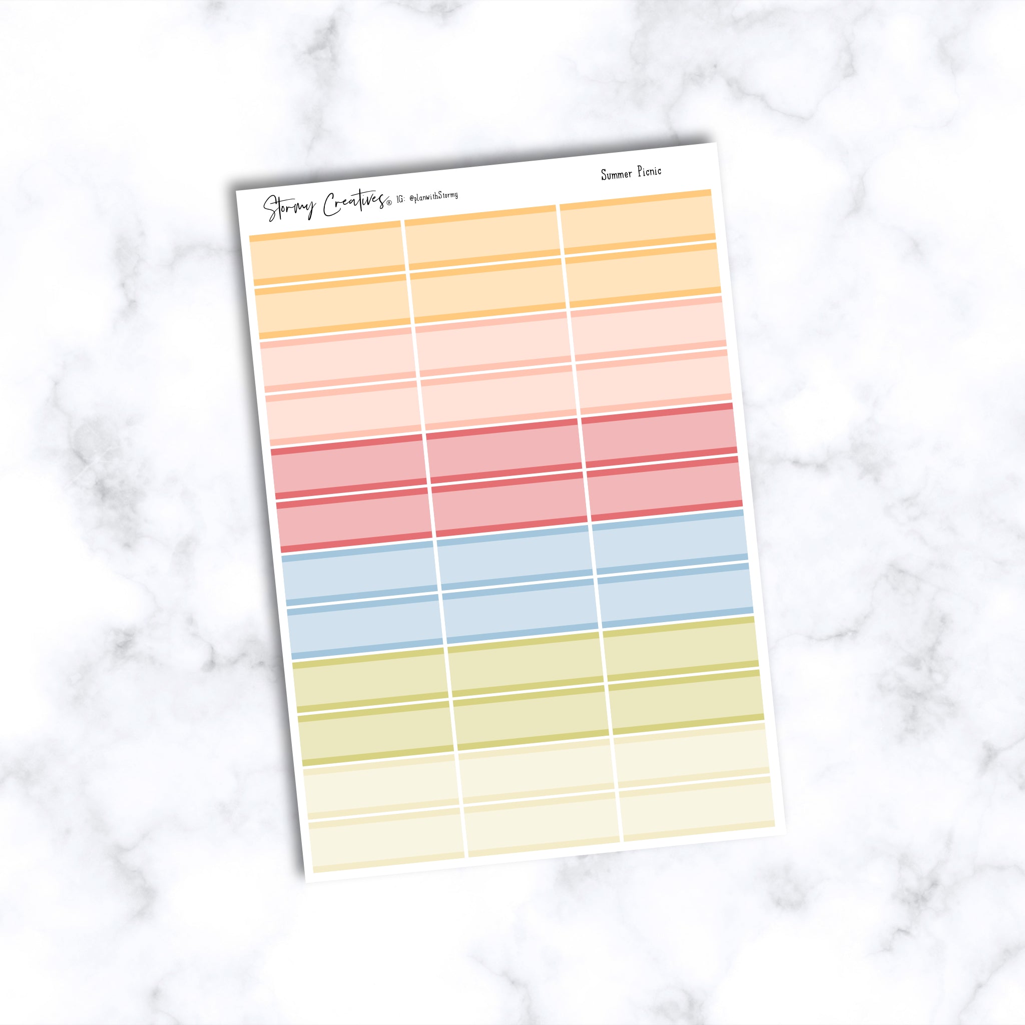 Summer Picnic Journaling Kit
