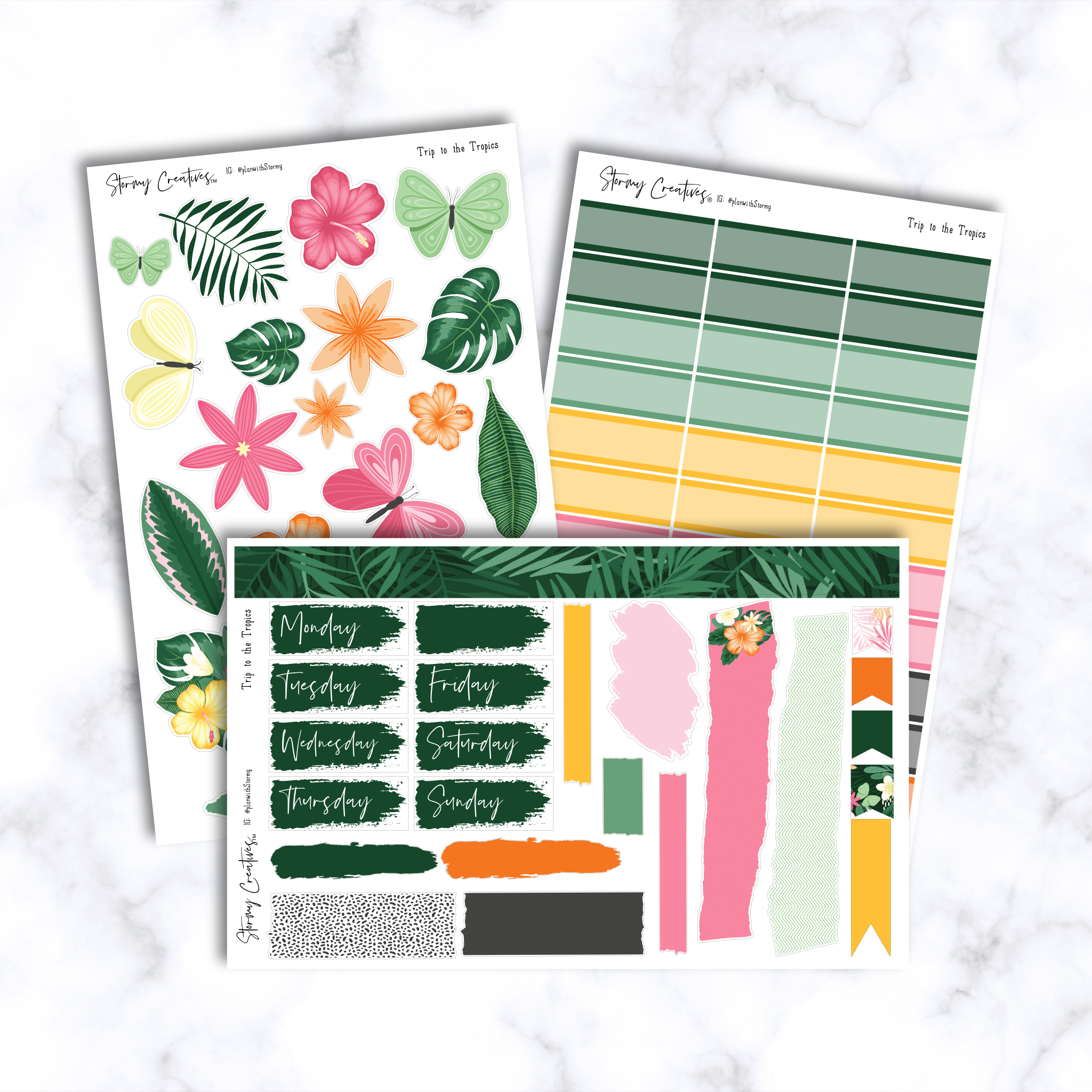 Trip to the Tropics Journaling Kit