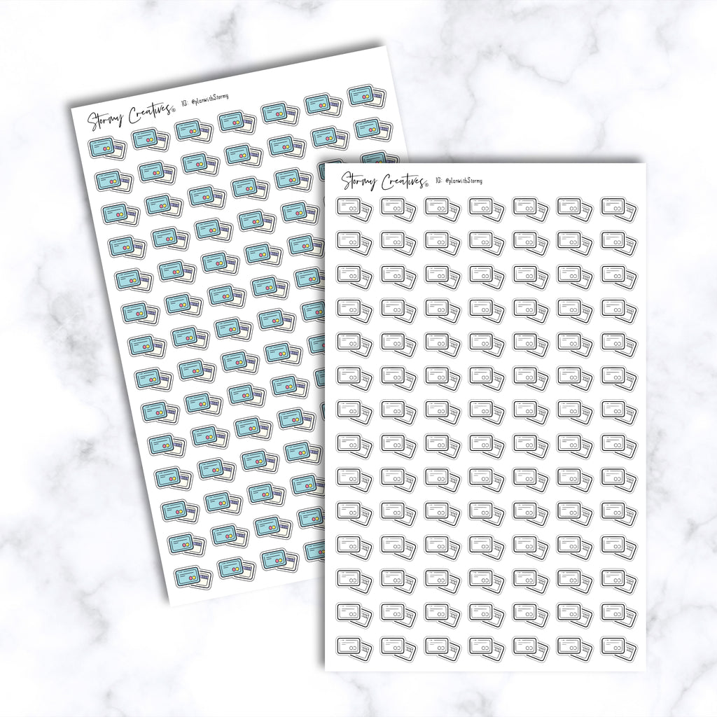 Die Cut Credit Card Stickers