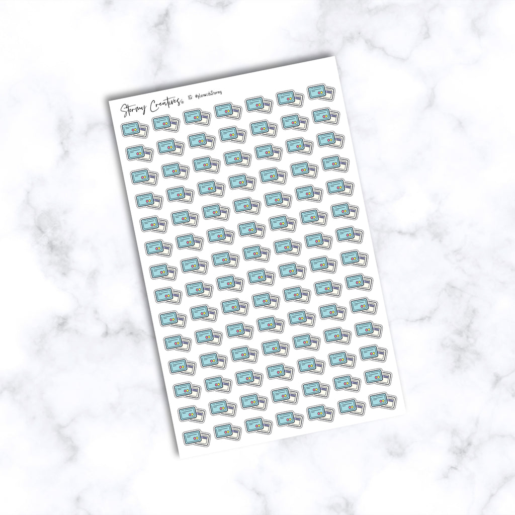 Die Cut Credit Card Stickers