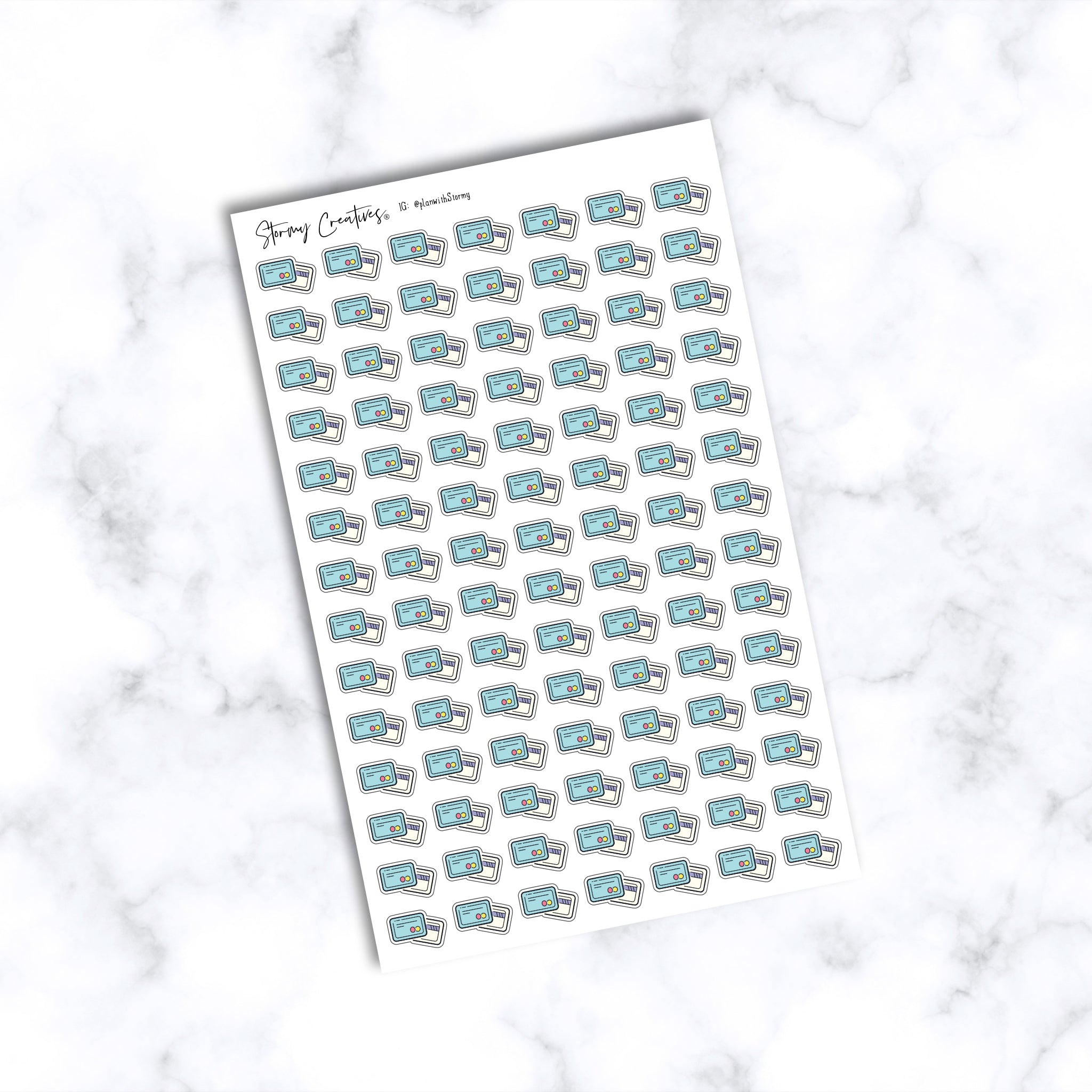 Die Cut Credit Card Stickers
