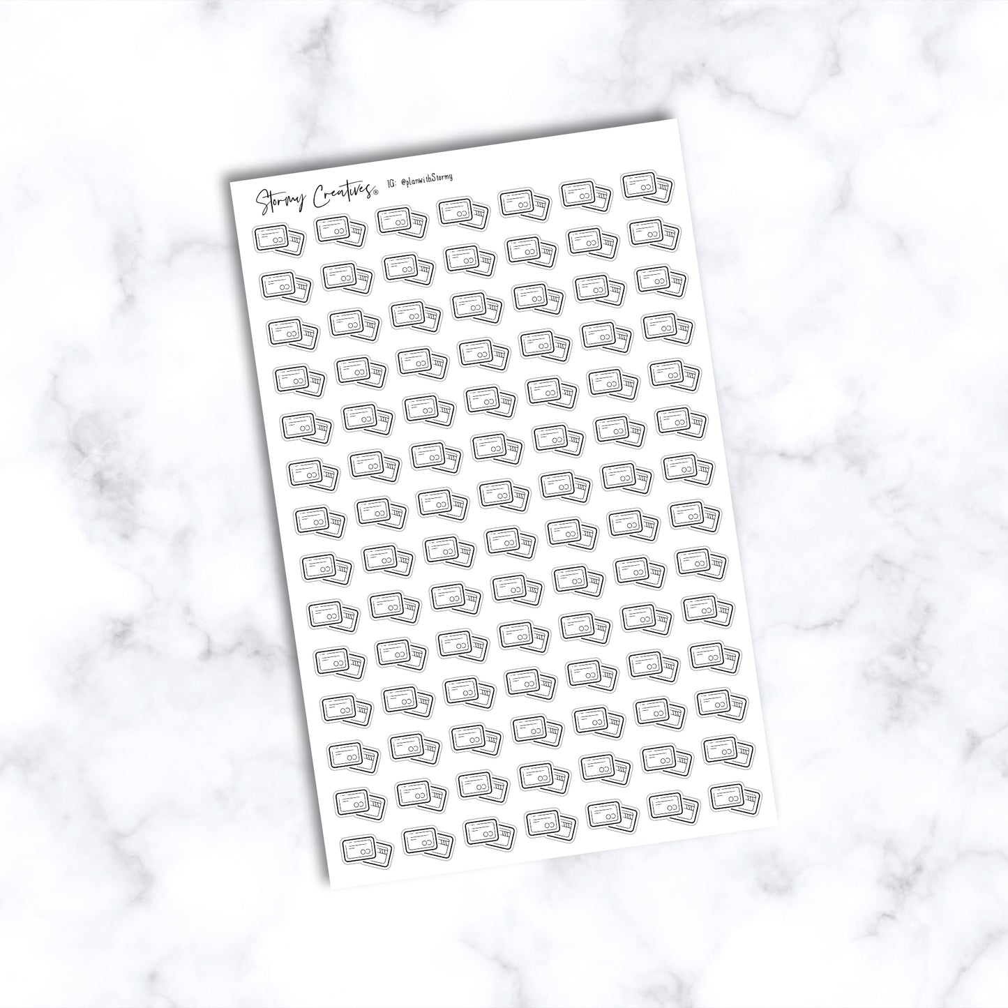Die Cut Credit Card Stickers